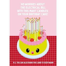 Postkaart Birthday cake / Studio Inktvis